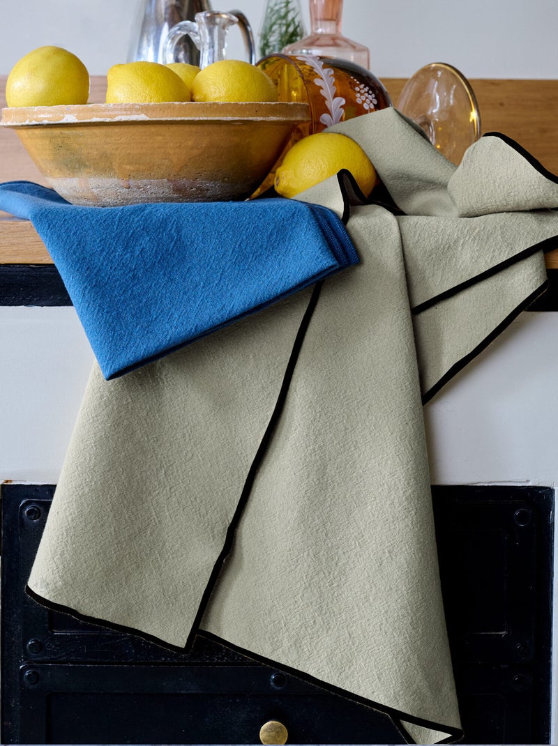 Torchon de cuisine en coton HONO Vert émeraude - Kiabi