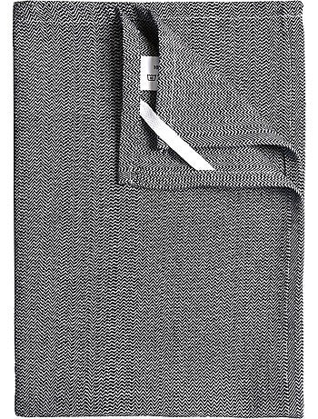 Torchon de cuisine en coton motif chevrons tissés