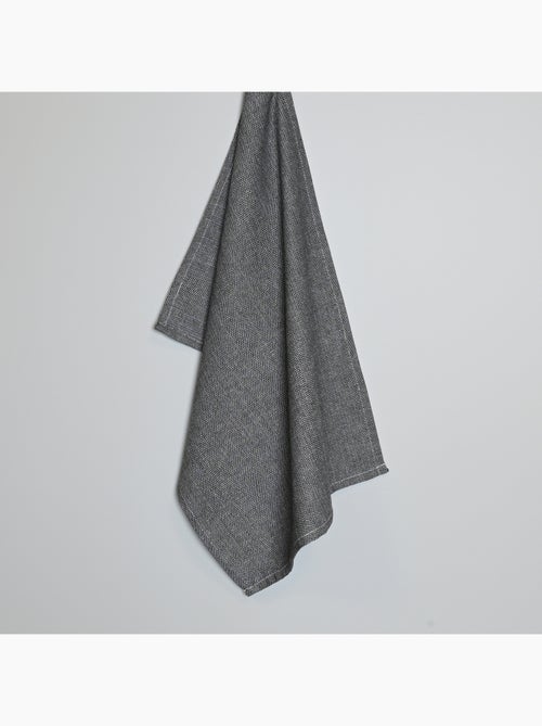 Torchon de cuisine en coton motif chevrons tissés - Kiabi