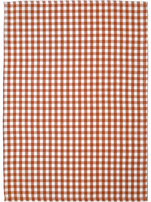 Torchon de cuisine en coton motif vichy - Kiabi