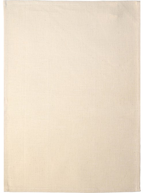 Torchon de cuisine en coton uni aspect tissé - Kiabi