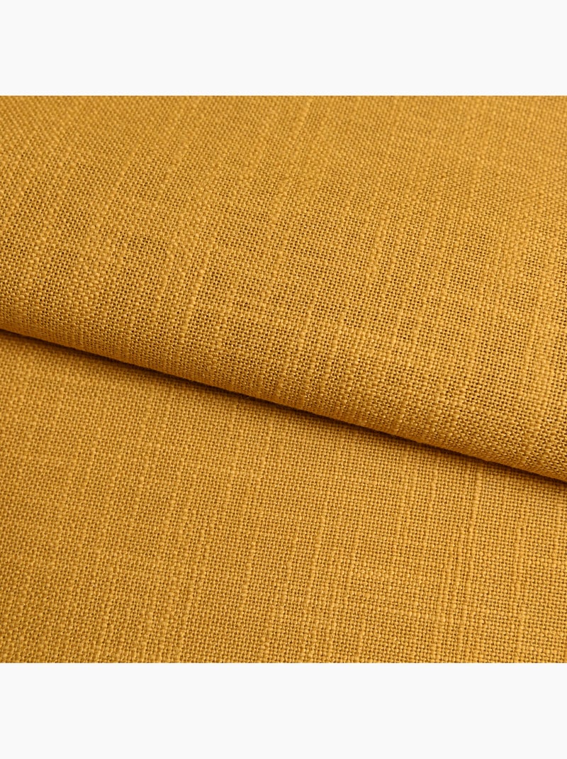 Torchon de cuisine en coton uni aspect tissé Jaune foncé - Kiabi