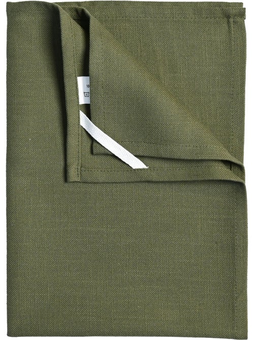 Torchon de cuisine en coton uni aspect tissé - Kiabi