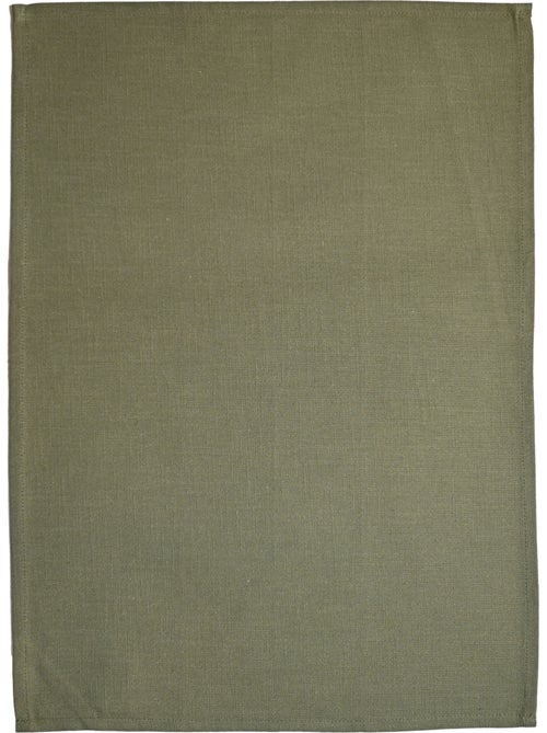 Torchon de cuisine en coton uni aspect tissé - Kiabi