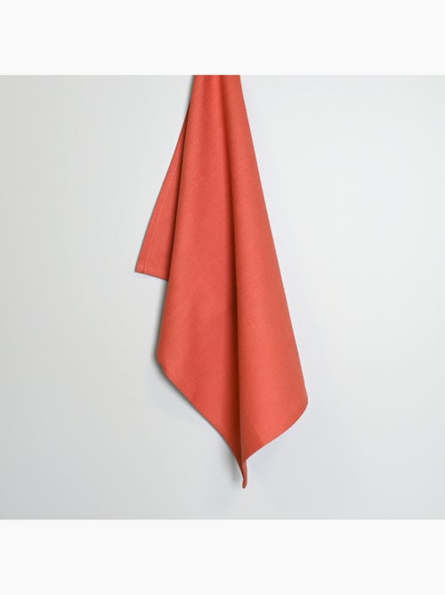 Torchon de cuisine en coton uni aspect tissé - Kiabi