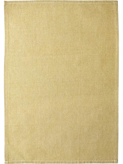 Torchon de cuisine en coton uni aspect tissé - Kiabi
