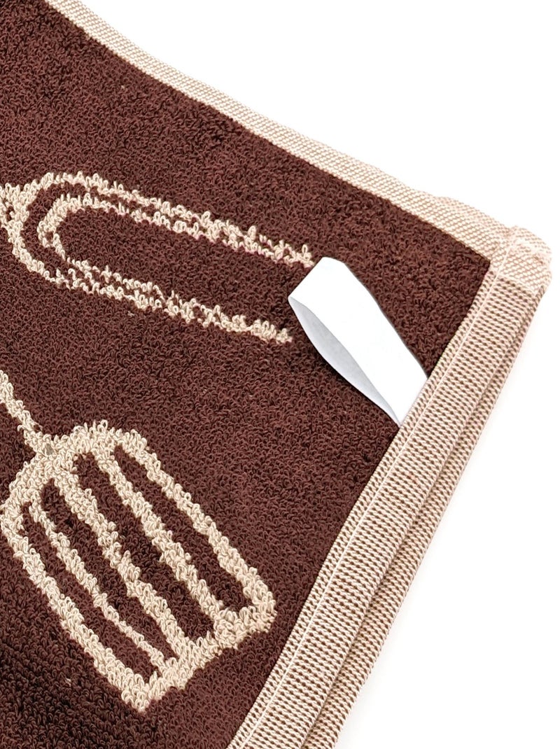 Torchon de cuisine éponge collection BBQ 50x50 cm Beige - Kiabi