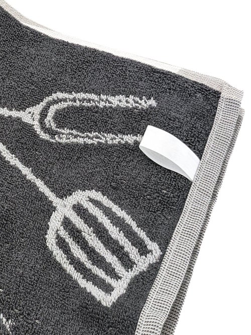 Torchon de cuisine éponge collection BBQ 50x50 cm - Kiabi
