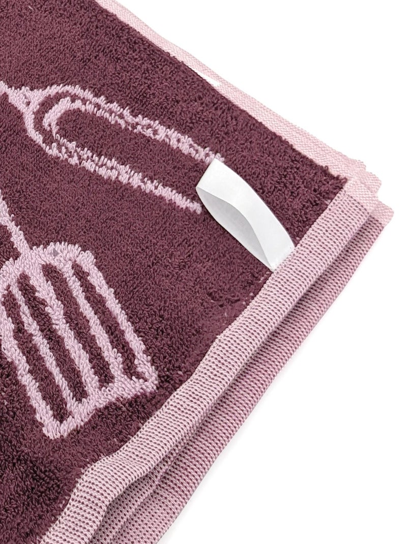 Torchon de cuisine éponge collection BBQ 50x50 cm Rose - Kiabi