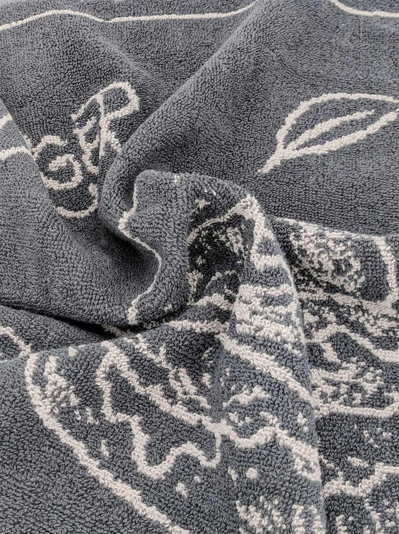 Torchon de cuisine éponge collection BURGER 50x50 cm Gris - Kiabi