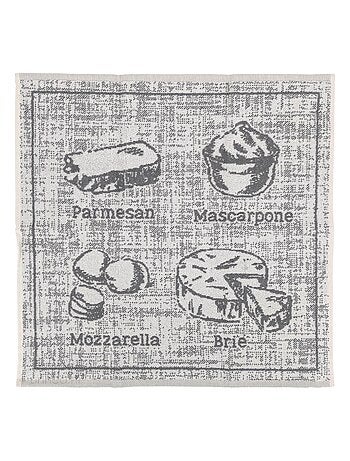 Torchon de cuisine éponge collection CHEESE 50x50 cm