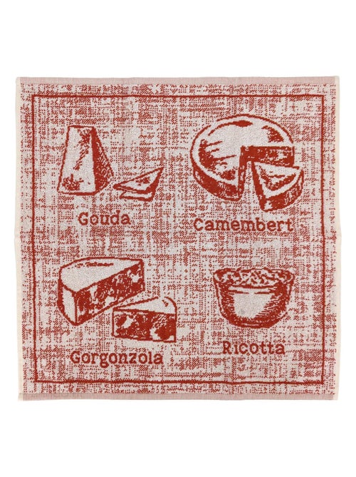 Torchon de cuisine éponge collection CHEESE 50x50 cm - Kiabi
