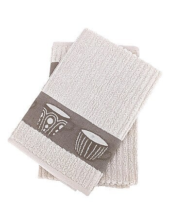 Torchon de cuisine éponge collection DELICARA 50x50 cm