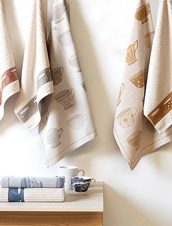 Torchon de cuisine éponge collection DELICARA 50x50 cm