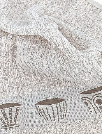 Torchon de cuisine éponge collection DELICARA 50x50 cm