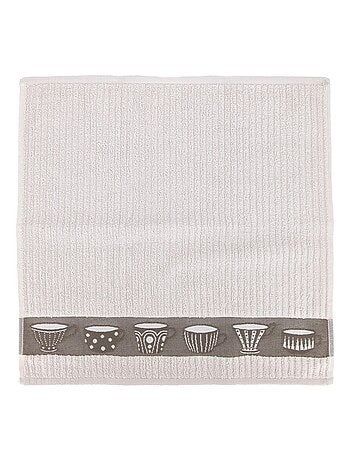 Torchon de cuisine éponge collection DELICARA 50x50 cm