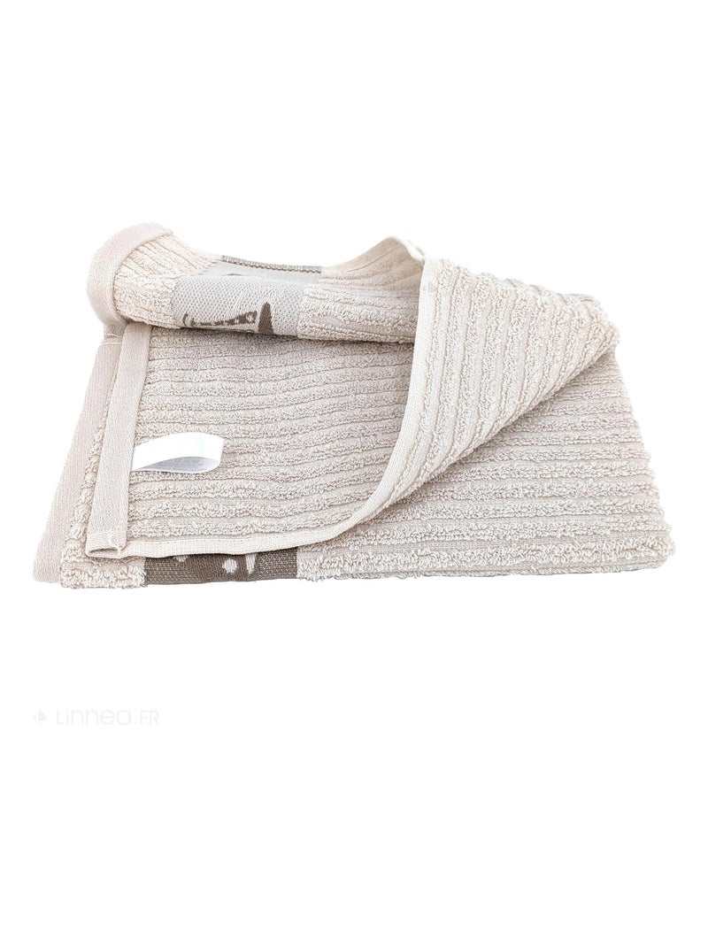 Torchon de cuisine éponge collection DELICARA 50x50 cm Beige - Kiabi