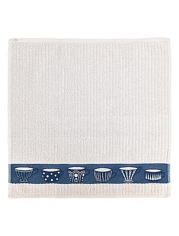 Torchon de cuisine éponge collection DELICARA 50x50 cm