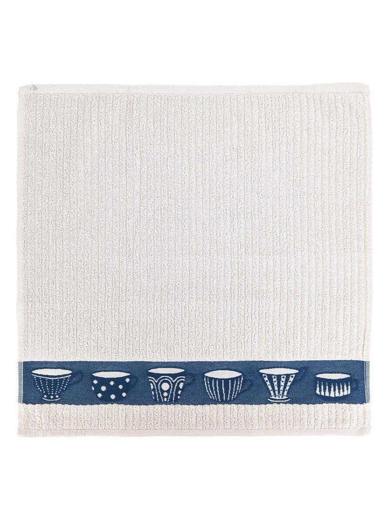 Torchon de cuisine éponge collection DELICARA 50x50 cm Bleu - Kiabi