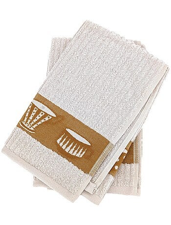 Torchon de cuisine éponge collection DELICARA 50x50 cm