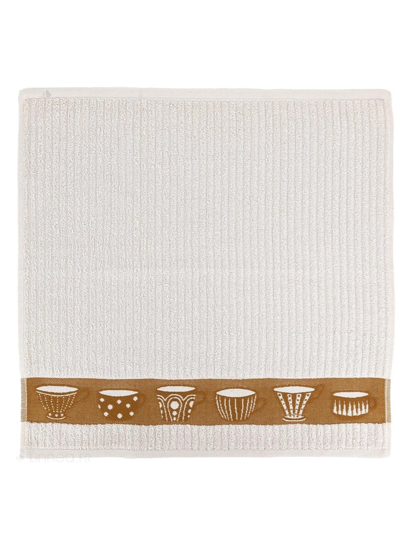 Torchon de cuisine éponge collection DELICARA 50x50 cm Jaune - Kiabi