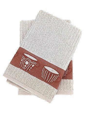 Torchon de cuisine éponge collection DELICARA 50x50 cm