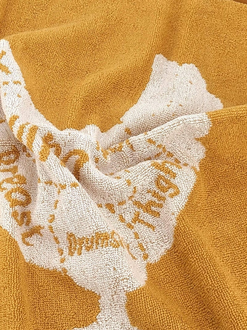 Torchon de cuisine éponge collection GRILLUXE 50x50 cm Jaune - Kiabi