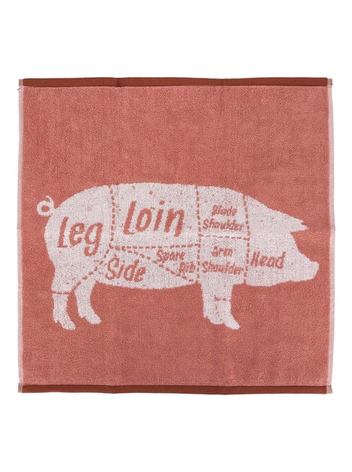 Torchon de cuisine éponge collection GRILLUXE 50x50 cm - Kiabi