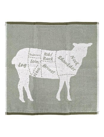 Torchon de cuisine éponge collection GRILLUXE 50x50 cm