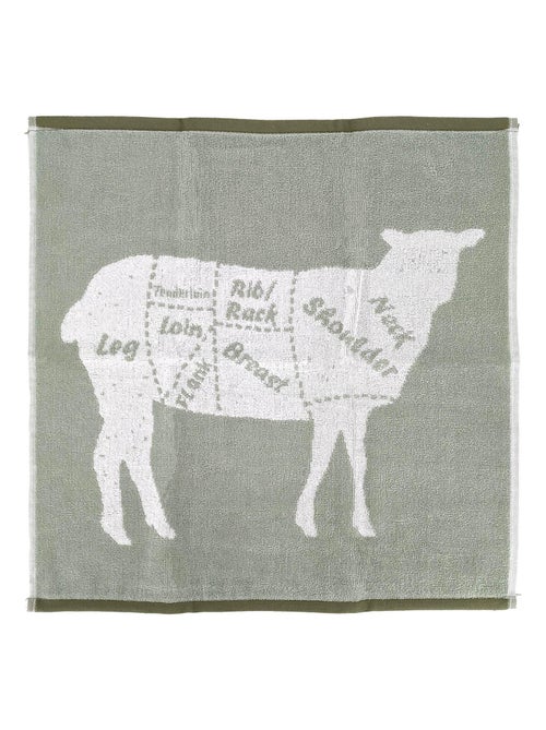 Torchon de cuisine éponge collection GRILLUXE 50x50 cm - Kiabi