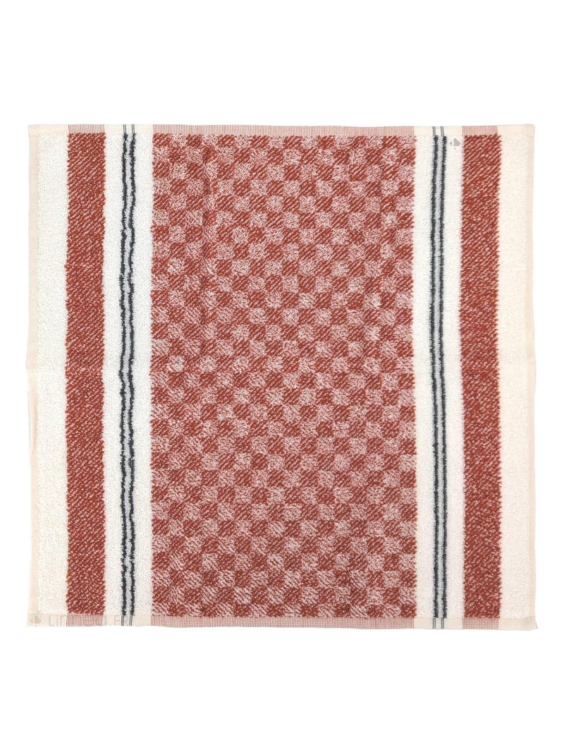 Torchon de cuisine éponge FORMENTERA Coton 50x50 cm Rouge brique - Kiabi