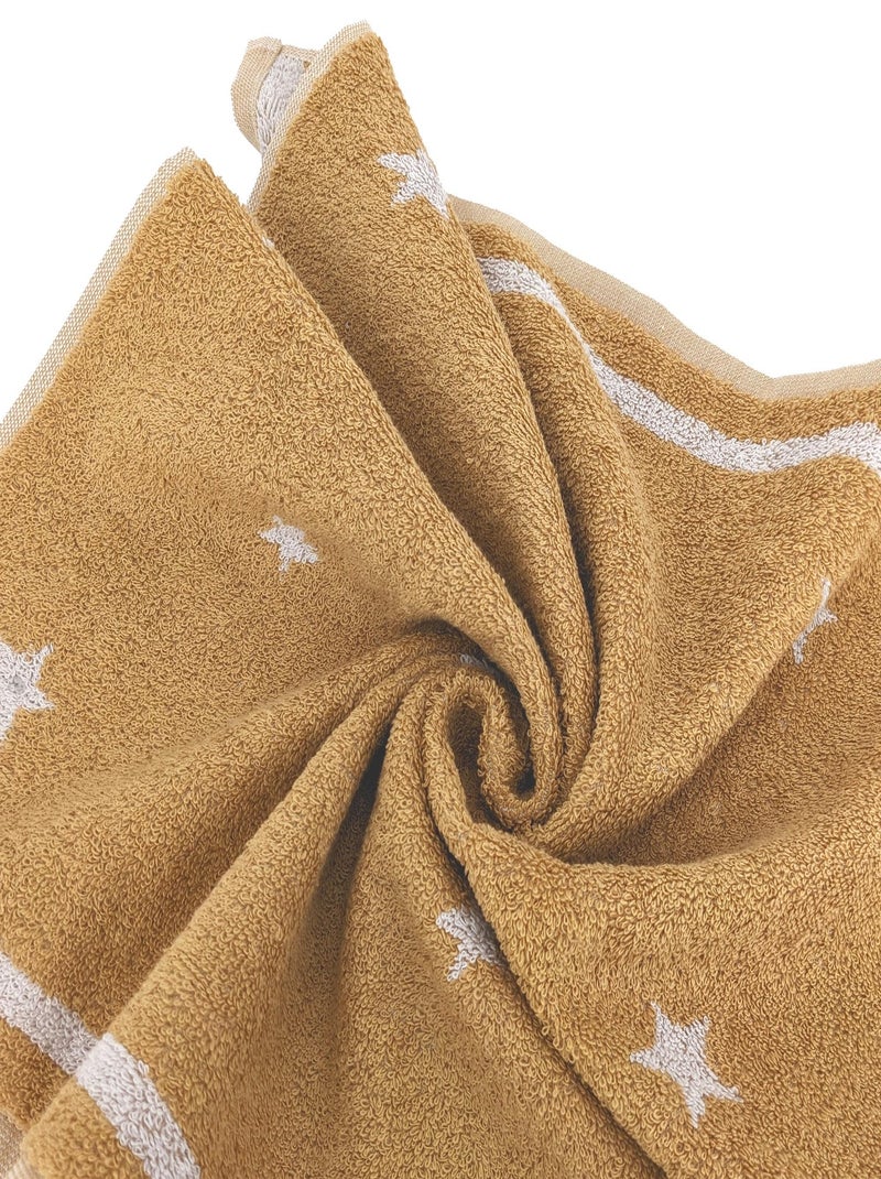 Torchon de cuisine éponge NOVA 100 % coton 50x50 cm Jaune - Kiabi