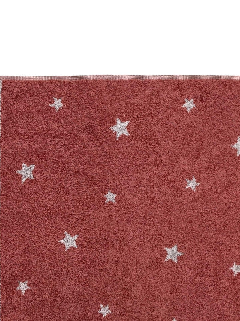 Torchon de cuisine éponge NOVA 100 % coton 50x50 cm Rouge brique - Kiabi