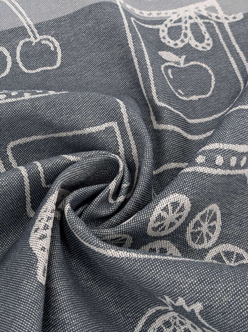 Torchon de cuisine FRUITFUL Toile Gris foncé - Kiabi