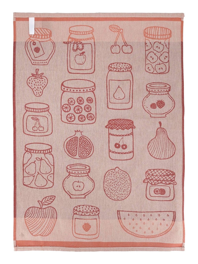 Torchon de cuisine FRUITFUL Toile Orange mandarine - Kiabi