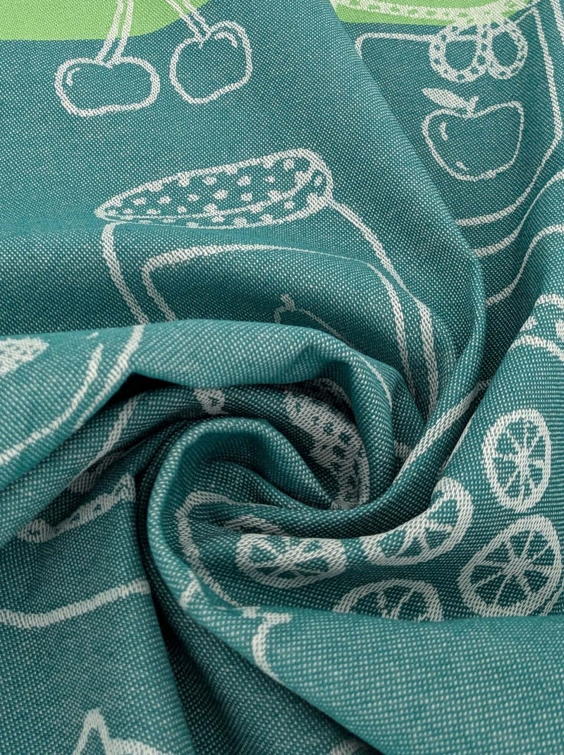 Torchon de cuisine FRUITFUL Toile Vert - Kiabi