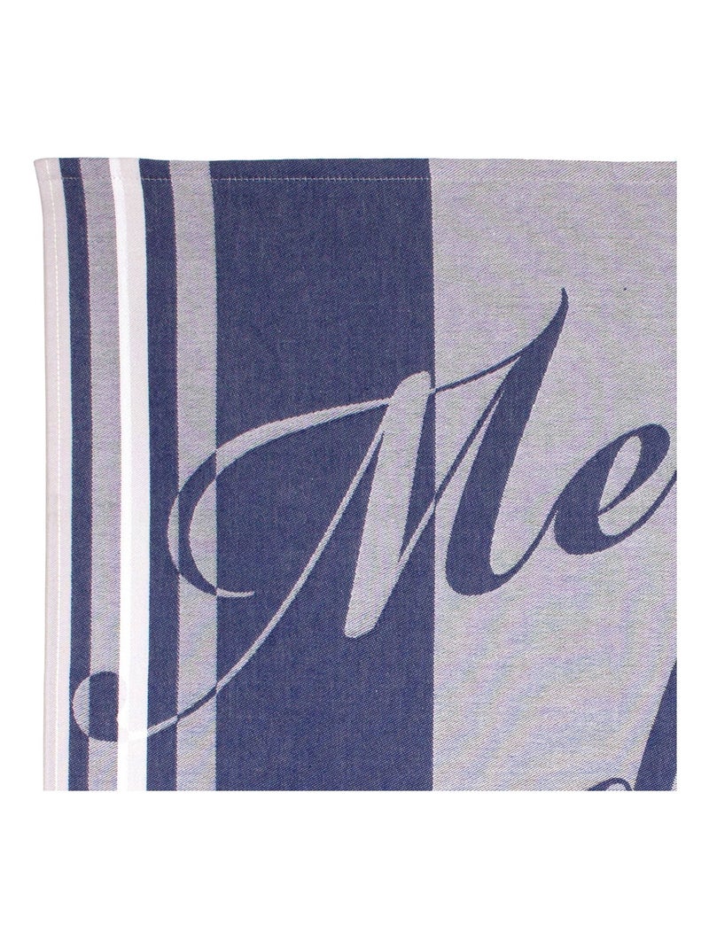 Torchon de cuisine jacquard RICKY Bleu - Kiabi