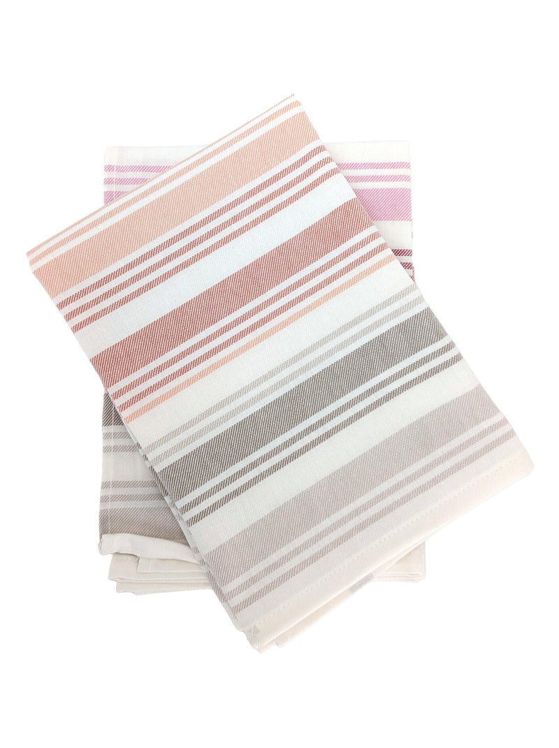 Torchon de cuisine LINE Toile Orange clair - Kiabi