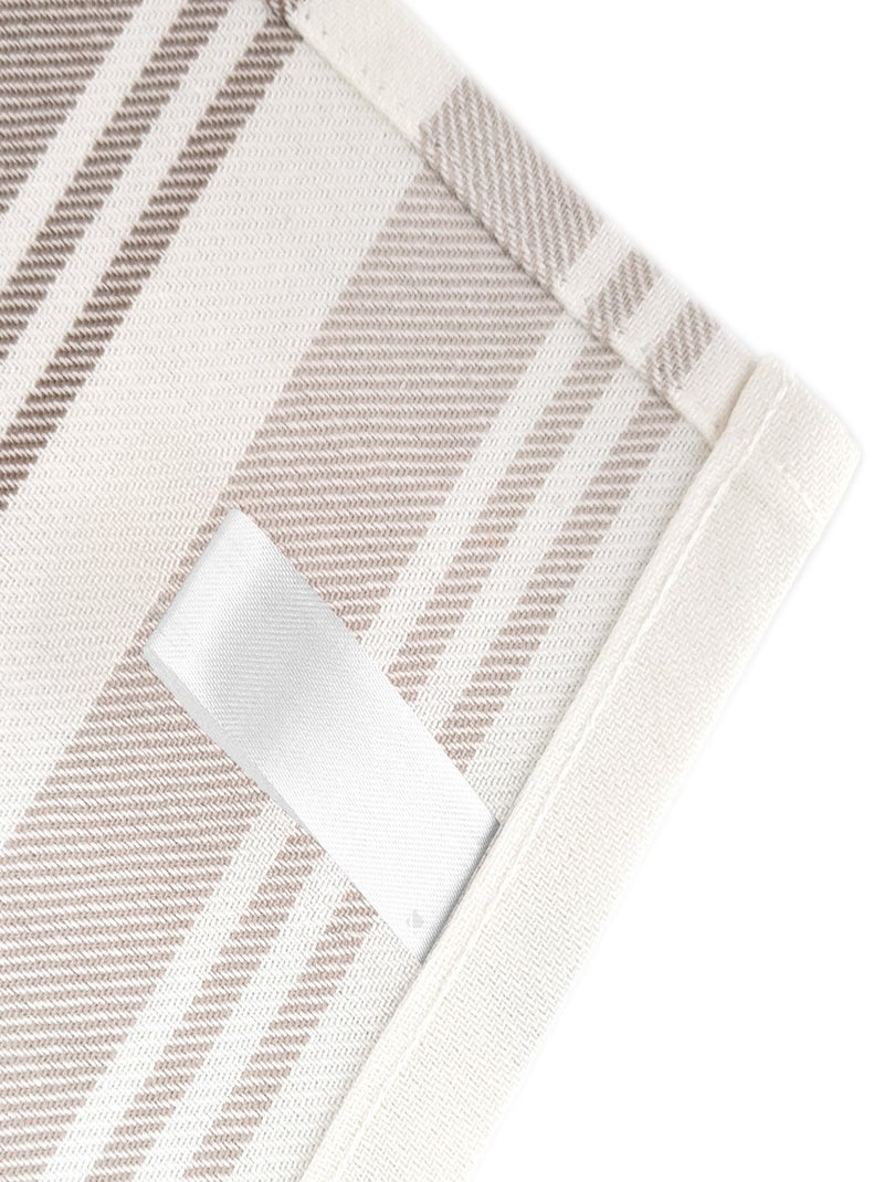 Torchon de cuisine LINE Toile Orange clair - Kiabi