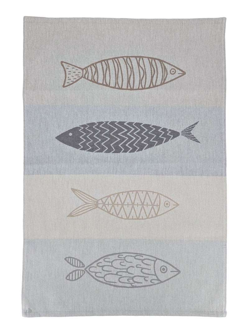 Torchon de cuisine MARIS Toile Gris - Kiabi
