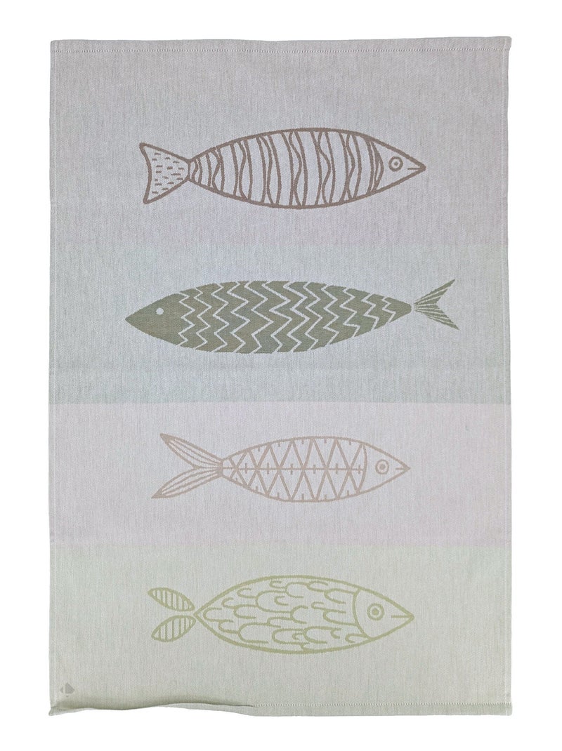 Torchon de cuisine MARIS Toile Vert - Kiabi
