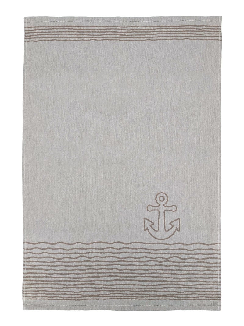 Torchon de cuisine NAUTILUS Toile Marron - Kiabi