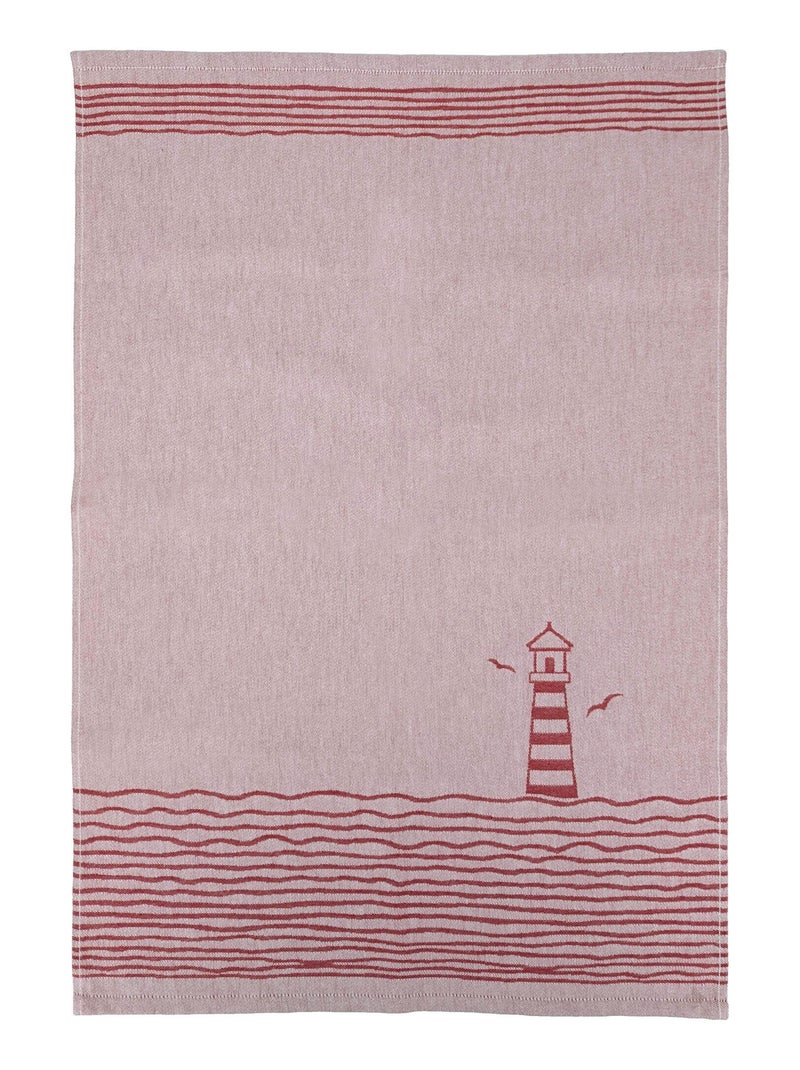 Torchon de cuisine NAUTILUS Toile Rouge - Kiabi