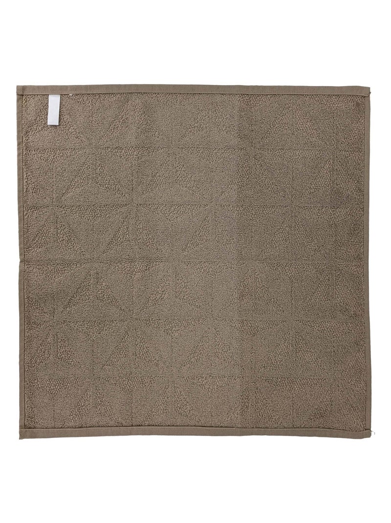 TORCHON DE CUISINE OPTICAL Marron clair - Kiabi