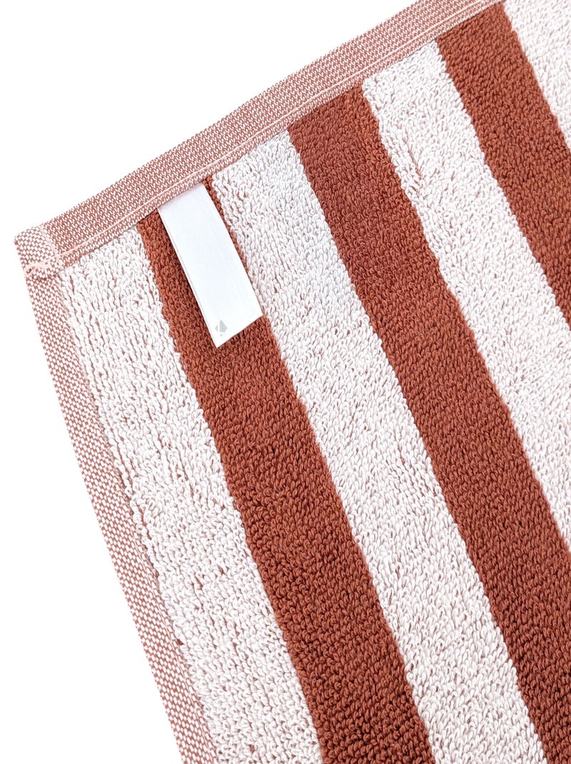 Torchon de cuisine PAT EFFI 50x50 cm Blanc Marron - Kiabi