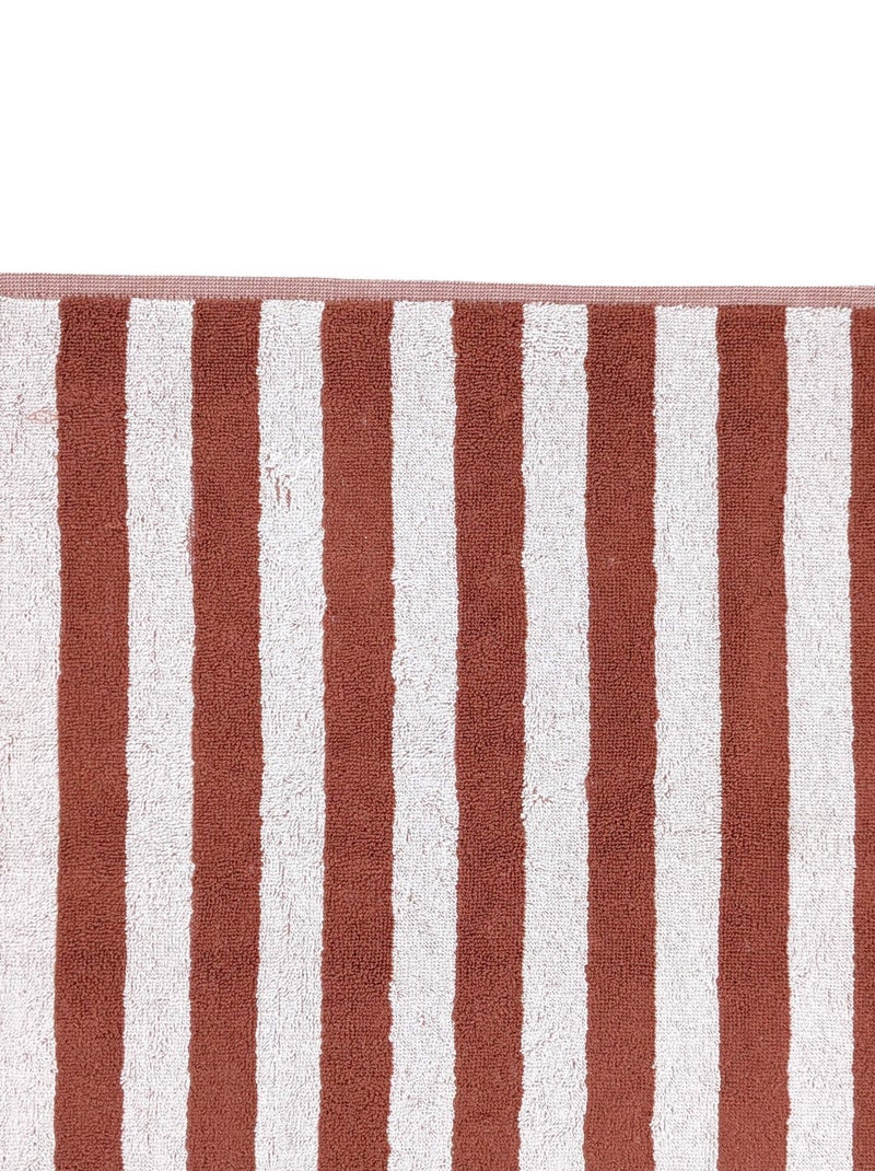 Torchon de cuisine PAT EFFI 50x50 cm Blanc Marron - Kiabi