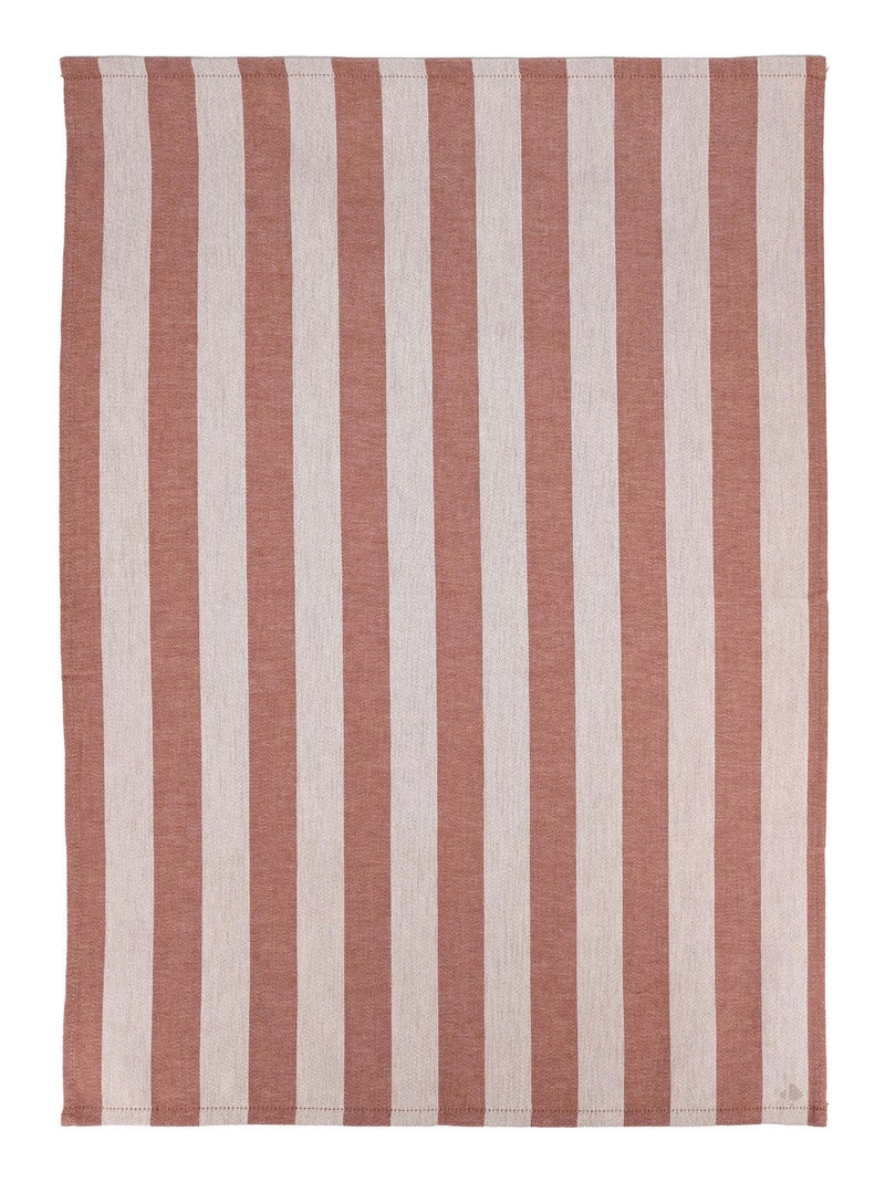Torchon de cuisine PAT EFFI 50x70 cm Blanc Marron - Kiabi