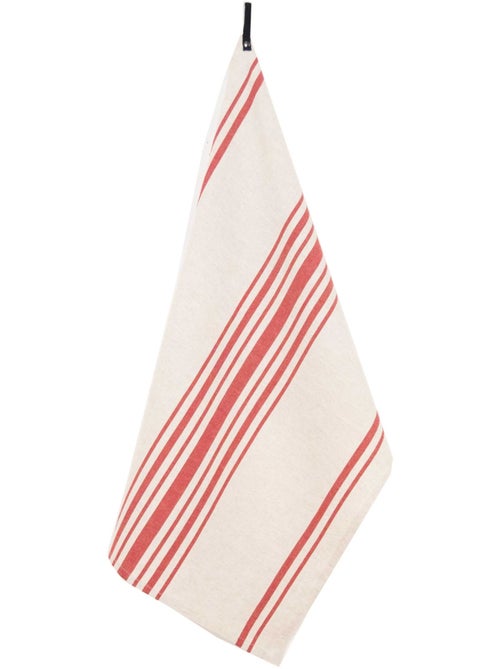 Torchon de cuisine polylin à rayures - Kiabi