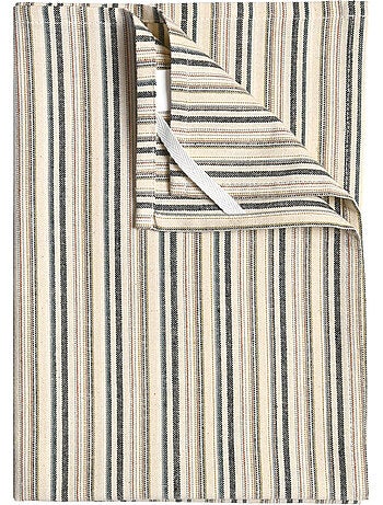 Torchon de cuisine rayures fines en coton
