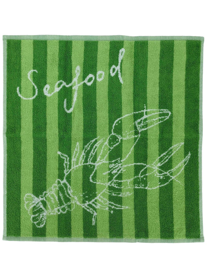 Torchon de cuisine SEAFOOD Éponge Vert - Kiabi